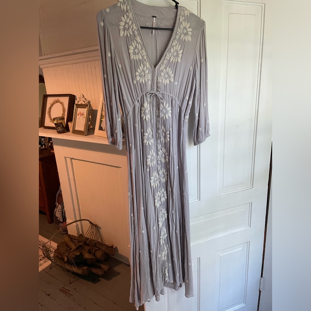 Free People lavender high low dress